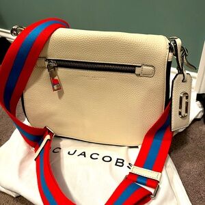 Marc Jacobs brand new white saddle bag